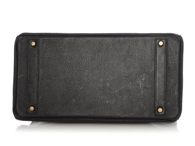Hermès Vintage Black Ardennes Birkin 40 in Black from Ann's Fabulous Finds, photo 2 of 2