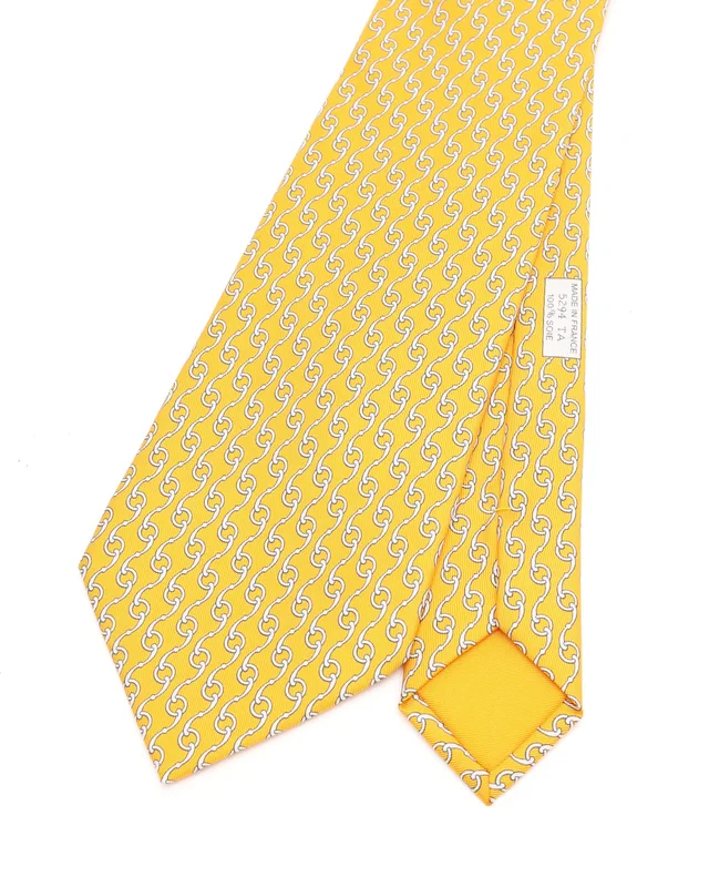 Hermès Silk Tie in Silk from A Retro Tale, photo 2 of 4