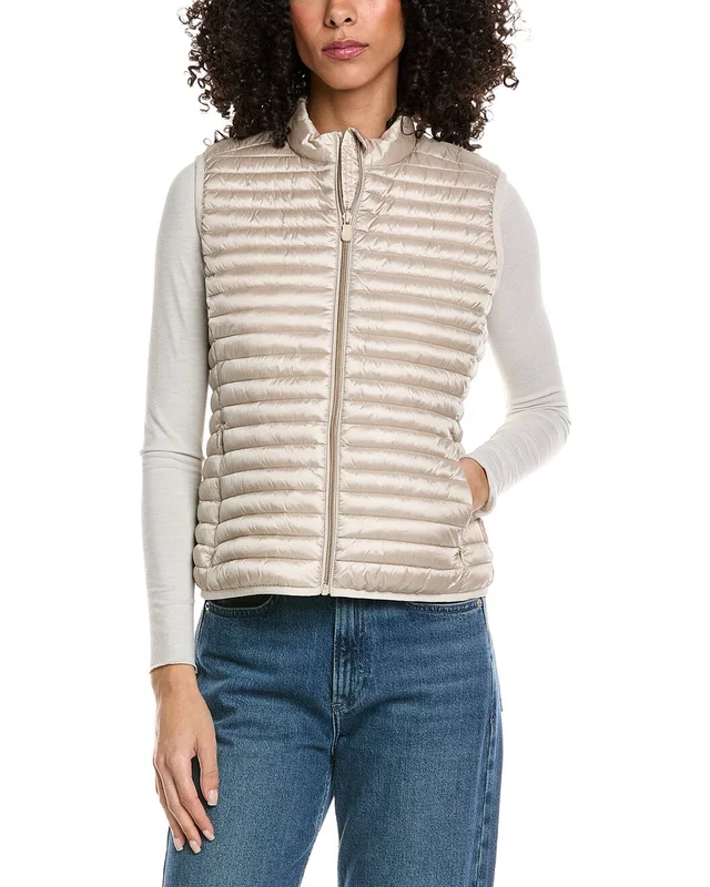Save The Duck Arabella Vest in https://asset2.ruecdn.com/images/sw/141542/1415426542_RLSW_tan.jpg, image 1 of 1 from Gilt