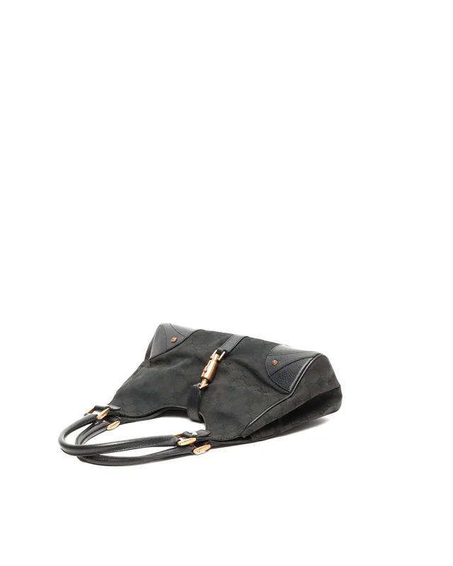Gucci GG Jackie Bardot Bag in Canvas from A Retro Tale, photo 4 of 9