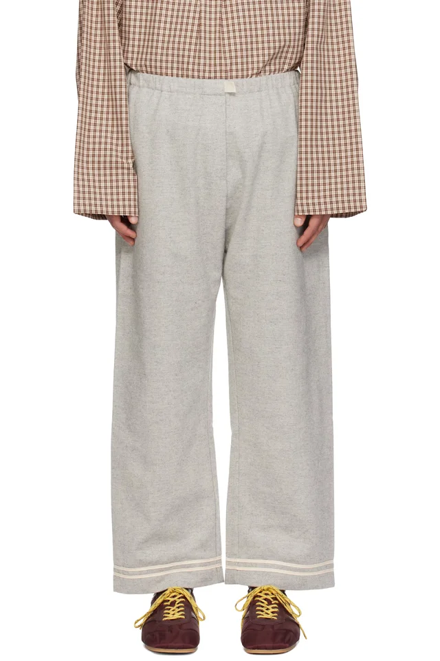 SC103 Gray Banner Trousers from SSENSE, photo 1 of 1
