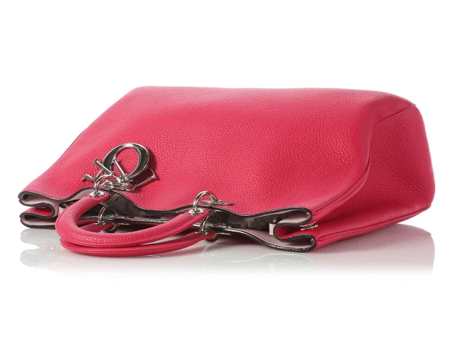 Dior Large Diorissimo Hot Pink Bag in Pink Leather from Ann's Fabulous Finds, photo 8 of 11