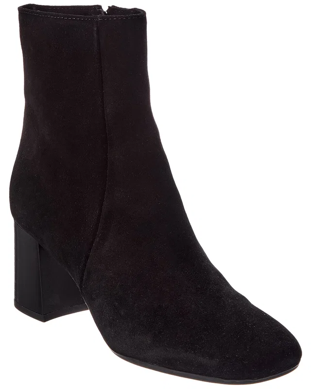 La Canadienne Kathy Suede Bootie in https://asset2.ruecdn.com/images/sw/131158/1311589088_RLSW_black.jpg, image 1 of 1 from Rue La La