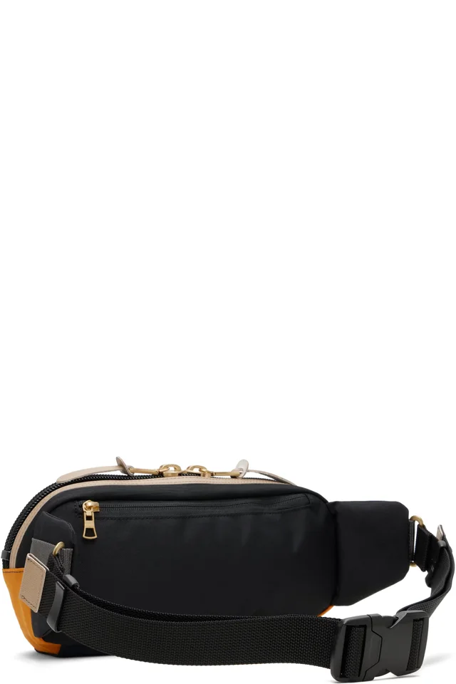 master-piece Black Link Waist Belt Bag, photo 3 of 4 from SSENSE