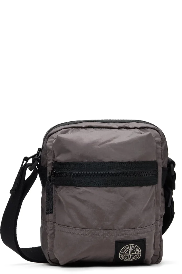 Stone Island Taupe 9200015 Coated Nylon Metal ECONYL Bag, image 1 of 1 from SSENSE