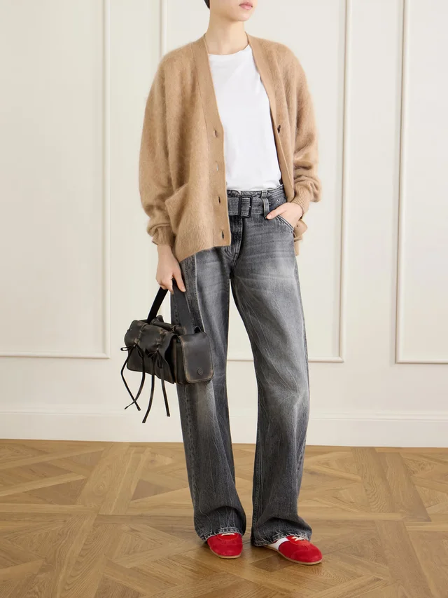ACNE STUDIOS Cashmere cardigan in Brown, photo 2 of 2 from NET-A-PORTER (Canada)