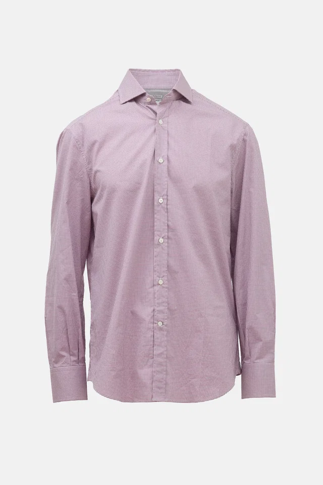 Brunello Cucinelli Gingham Basic Fit Shirt from VSP Consignment