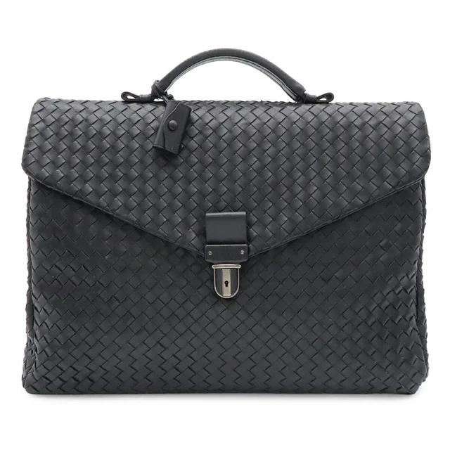 Bottega Veneta Leather Briefcase in Leather from LuxUness
