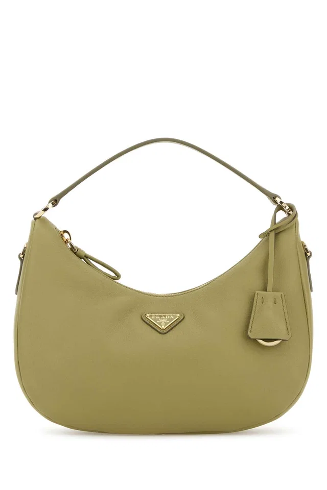 Prada Shoulder Bag — Green in Green Leather from HEWI