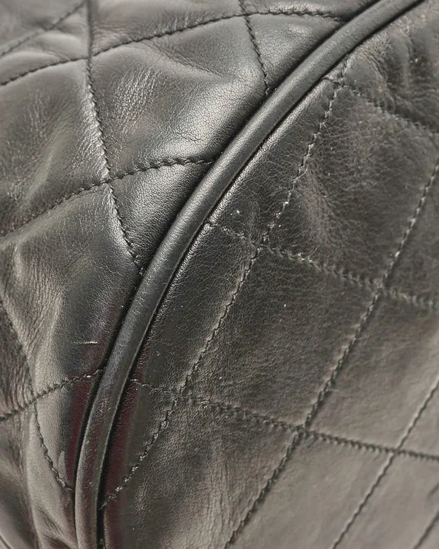 Chanel Quilted Bucket Bag in Leather from A Retro Tale, photo 6 of 12