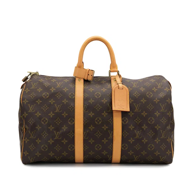 Louis Vuitton Monogram Keepall 45 Luggage Brown M41428 in Brown Coated canvas from Luxury Promise