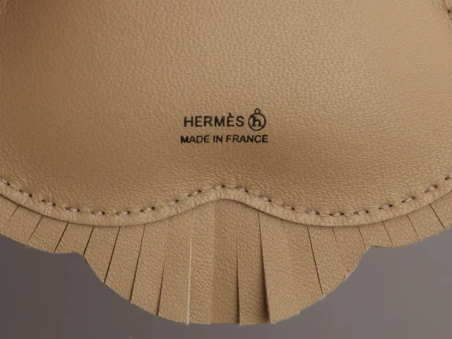 Hermès Tiger Petit H Bag Charm in Lambskin from Ann's Fabulous Finds, photo 4 of 5