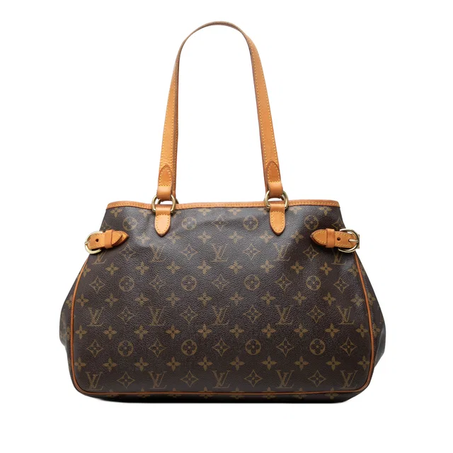 Brown Louis Vuitton Monogram Batignolles Horizontal Tote Bag in Brown Coated canvas from Designer Revival