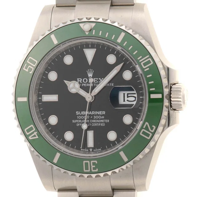 Rolex Submariner Date Watch Stainless Steel Ceramic Black Dial Automatic in Black Ceramic from The Reluxe