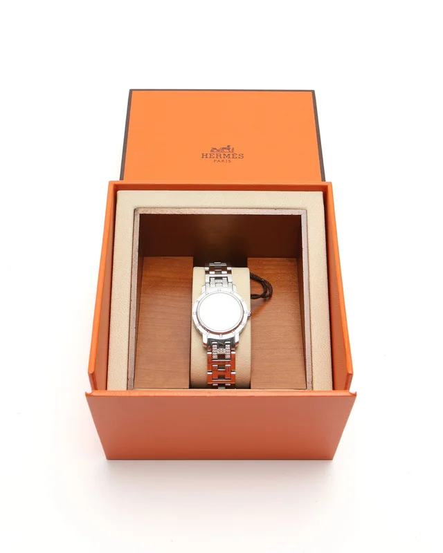 Hermès Clipper 24mm Full Set Diamond Watch from A Retro Tale, photo 2 of 8