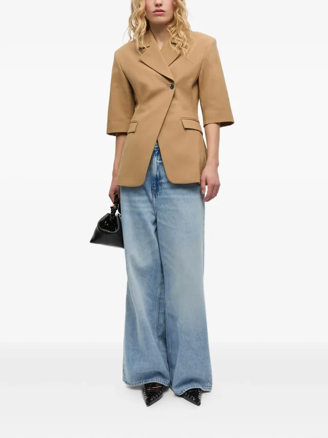 GANNI whiskering-effect jeans, photo 2 of 2 from FARFETCH