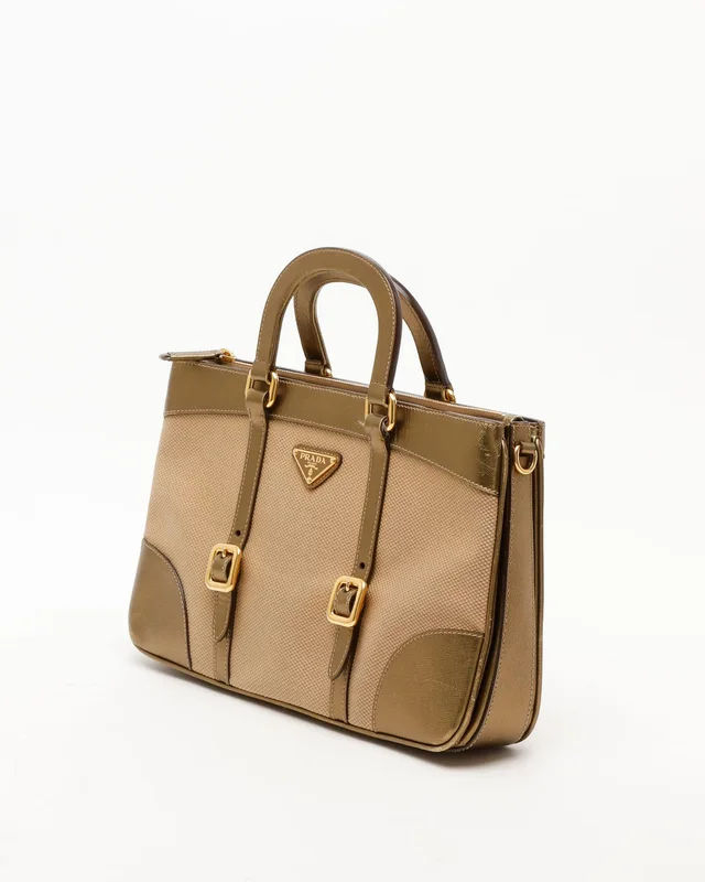 Prada Canvas Saffiano Bag in Saffiano leather from A Retro Tale, photo 2 of 9