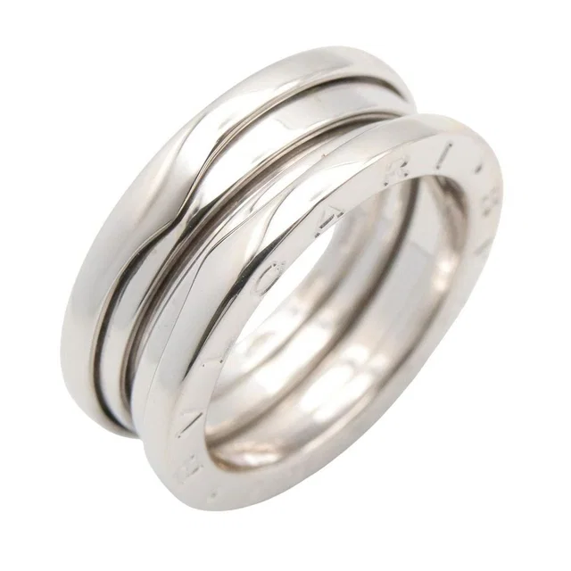 Bvlgari B.zero1 Ring Band 18K White Gold in White from The Reluxe
