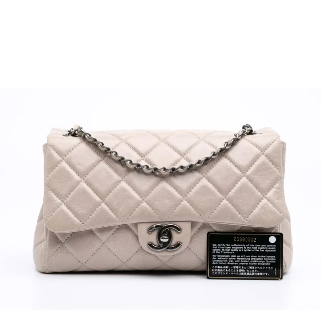Chanel Large Quilted Glazed Calfskin Coco Soft Flap in Calfskin from Her-Age, photo 14 of 14