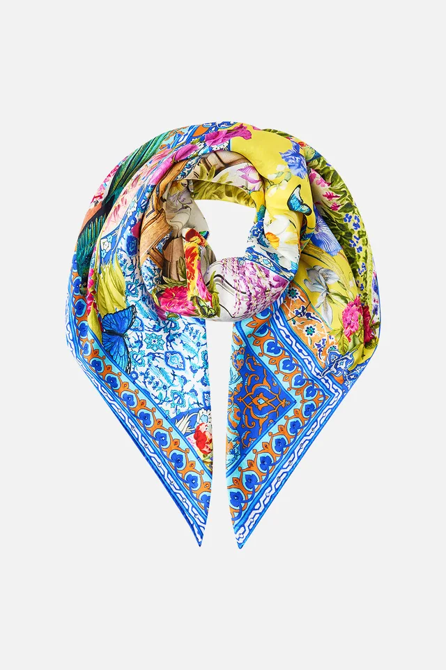 Camilla eBoutique LARGE CRYSTALLED SILK SQUARE SCARF SULTANAHMET SUMMER from CAMILLA, photo 1 of 1