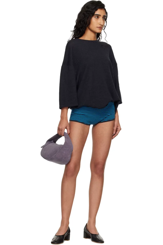 BY FAR Purple Cush Bag, photo 4 of 4 from SSENSE