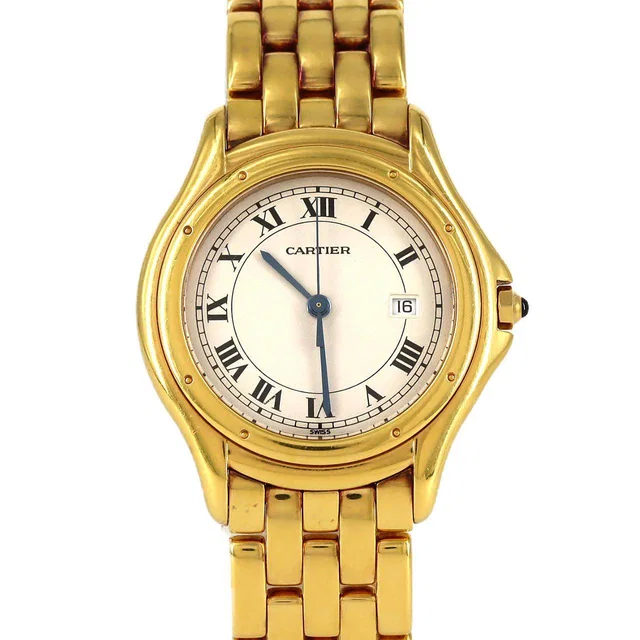 Cartier Panthere Cougar Yellow Gold Quartz in Yellow from LuxUness
