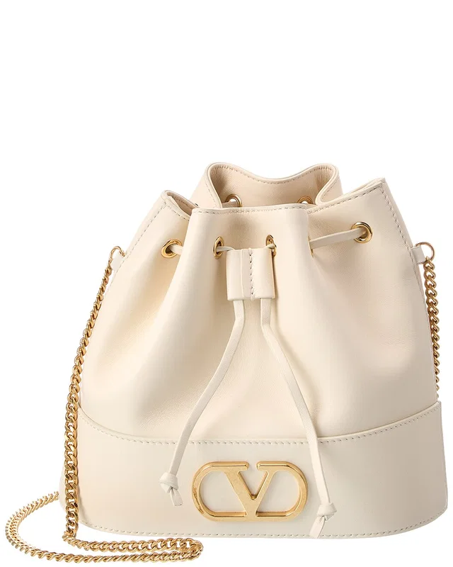 Valentino VLogo Leather Bucket Bag, image 1 of 1 from Rue La La