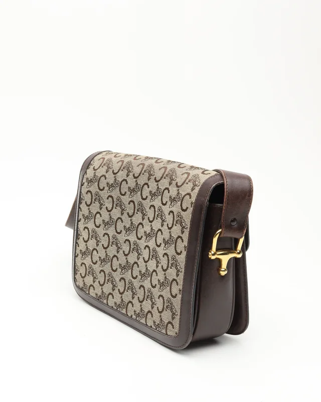 Celine C Macadam Shoulder Bag in Canvas from A Retro Tale, photo 3 of 9