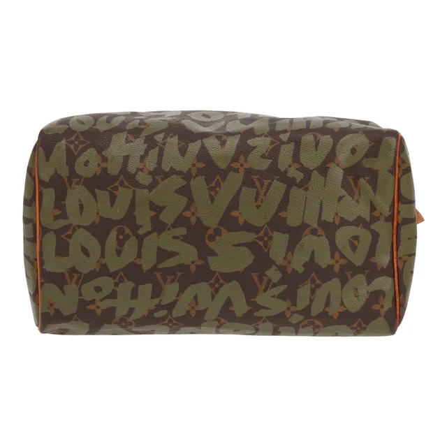 Louis Vuitton X Stephen Sprouse Speedy Limited Edition handbag in Brown Coated canvas from Collector Square, photo 2 of 4