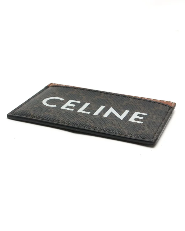 Celine Logo Macadam Card Holder in Coated canvas from A Retro Tale, photo 4 of 5