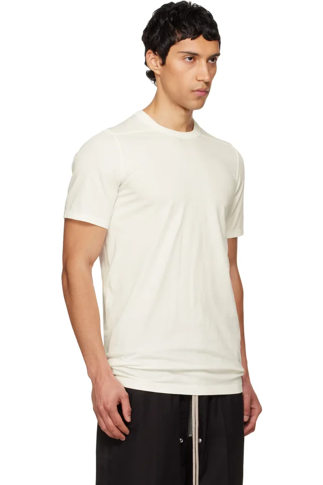 Rick Owens Off-White Temple Level T-shirt, photo 2 of 4 from SSENSE
