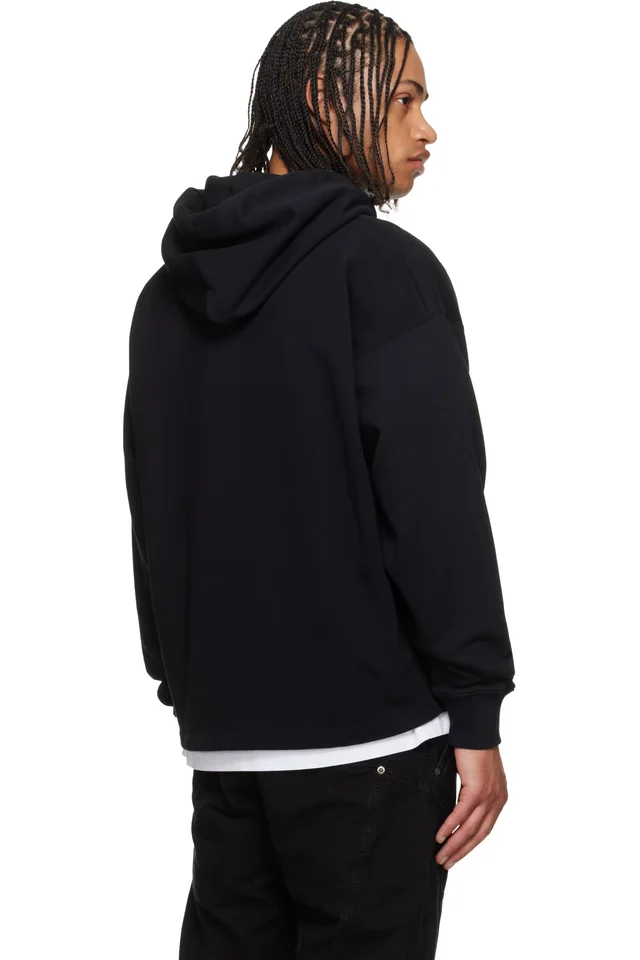 Off-White Black Eagle Rock Loose Hoodie, photo 3 of 3 from SSENSE