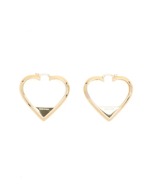 Prada Heart Hoop Earrings from A Retro Tale, photo 2 of 4