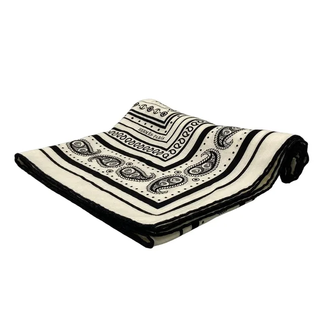 Hermès Shawl Carre Geant 140 White Black Tattoos Marins Bandana Cashmere Silk in Black Silk from The Reluxe