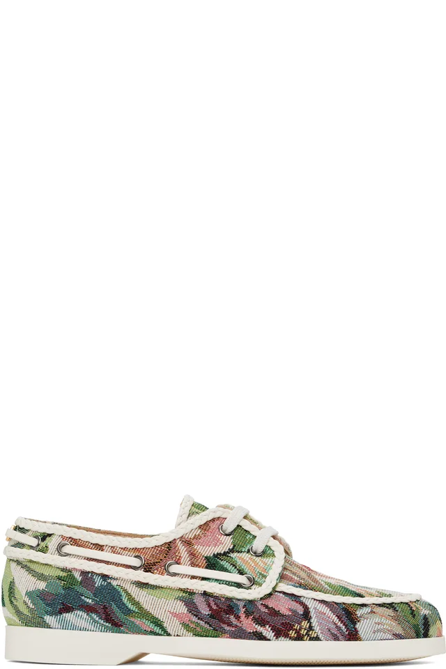 Multicolor New Leisure Boat Shoes, image 1 of 1 from SSENSE