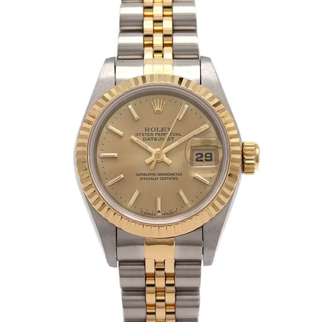 Rolex Datejust Stainless Steel Yellow Gold Automatic Watch in Yellow from The Reluxe