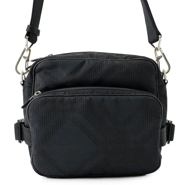 Burberry Cross Body Bag Black8085380 Nylon Leather in Nylon from GALLERY RARE