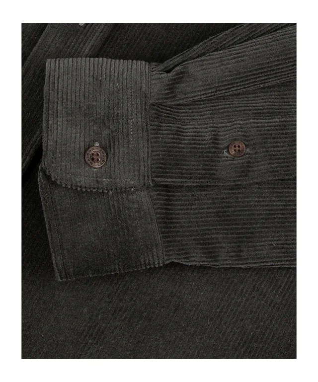 Maison Labiche corduroy embroidered-logo shirt, photo 5 of 5 from SENSER