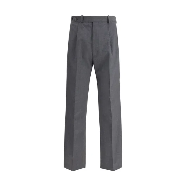 Prada Gray Wool Oves Aries Dress Pants in Grey Wool from HEWI