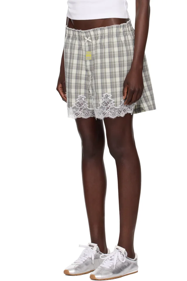 Martine Rose SSENSE Exclusive Gray French Knickers Shorts, photo 4 of 5 from SSENSE