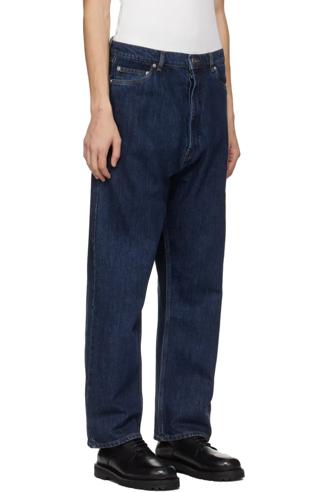 Studio Nicholson Indigo Marylebone Jeans, photo 2 of 2 from SSENSE