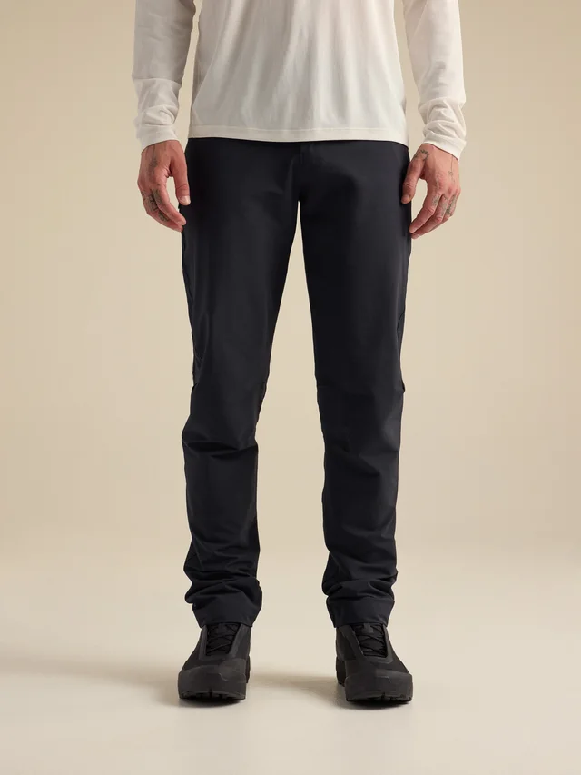 Arc'teryx Creston AR Pant Men's in Black Body: Wee Burly™ Double Weave, 220gsm, Brush Backer - 56% Nylon, 34% Polyester, 10% Elastane · Lining: Recycled Polyester…, photo 1 of 1