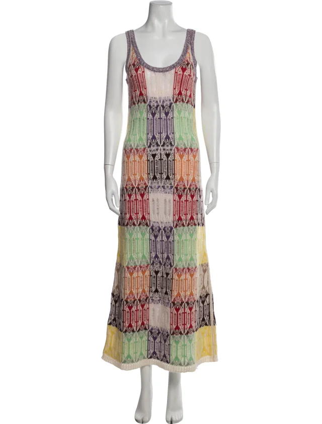 Chloé Vintage Long Dress in multicolor from The RealReal