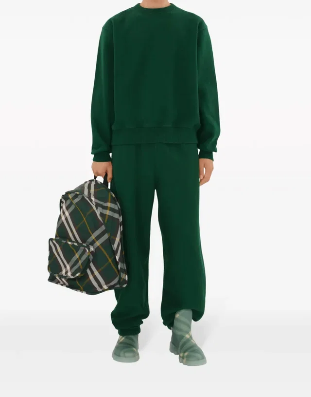 Burberry Shield Check Backpack — Green Nylon in Green Nylon from HEWI