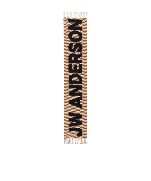 J.W.Anderson JW Anderson Logo Detailed Fringed Scarf from SENSER, photo 1 of 1