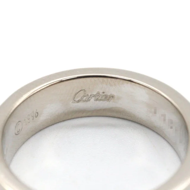 Cartier Love Au750 White Gold Ring Size 11 in White from LuxUness, photo 2 of 2