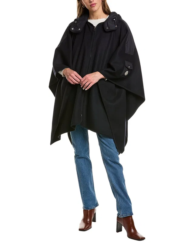 Moncler Wool-Blend Cape, image 1 of 1 from Rue La La