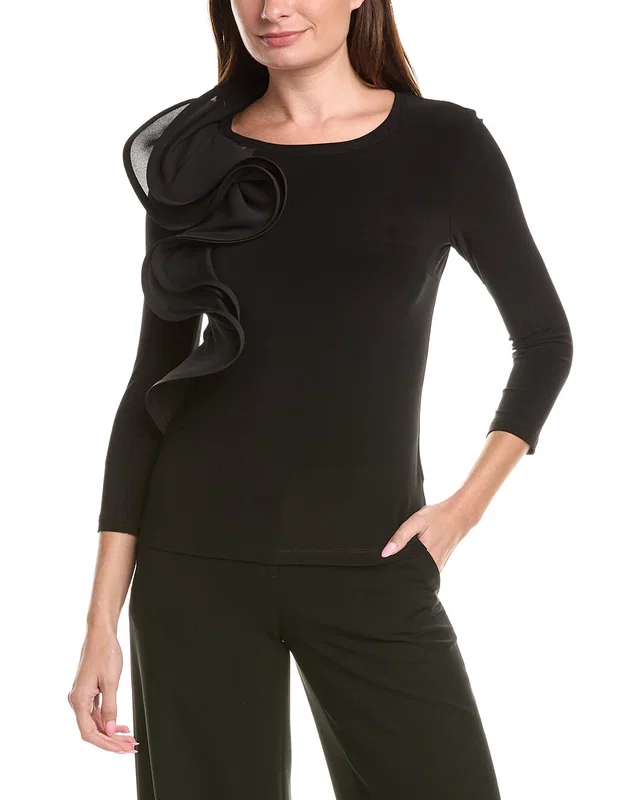 Joseph Ribkoff Ruffle Top, image 1 of 1 from Gilt
