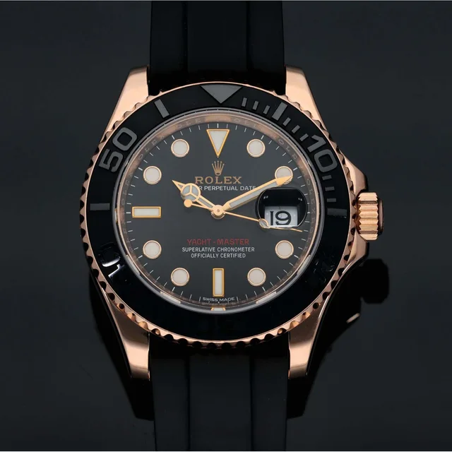 Rolex Yacht Master 40 116655 40mm Rose Gold Watch in Pink from H&T