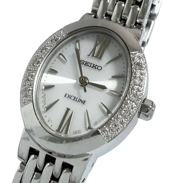 Seiko Dolce Exceline Ladies' Solar Watch With 10 Diamonds in gold from Poshmark